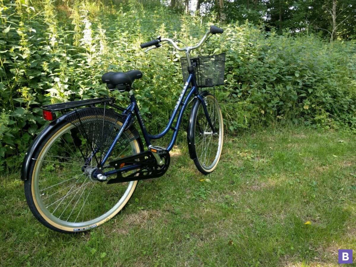 monark Karin Blå 3 växlad damcykel