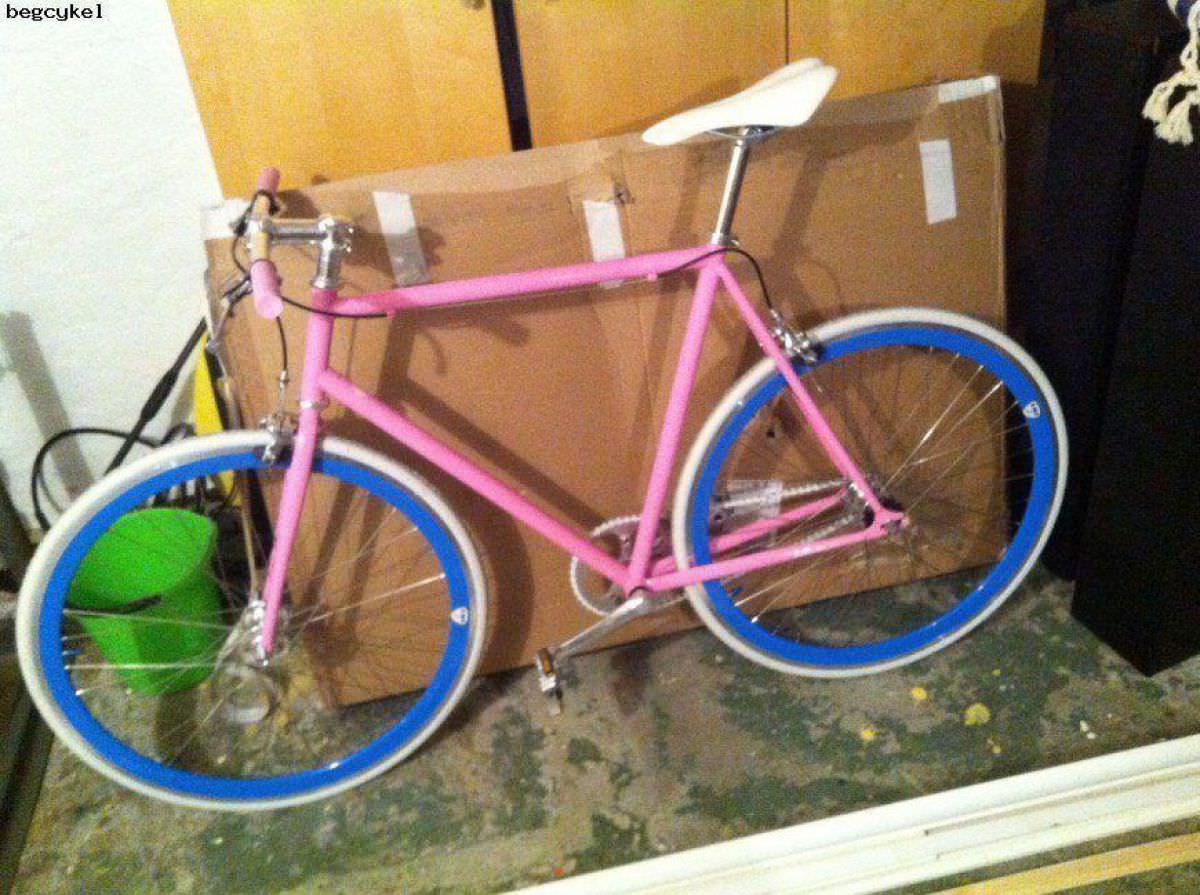 Fixie bike pink / Custom build