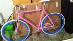 Fixie bike pink / Custom build