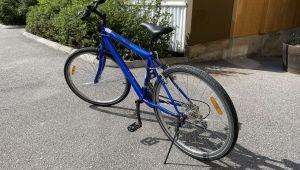 Blå ungdoms cykel 26tum
