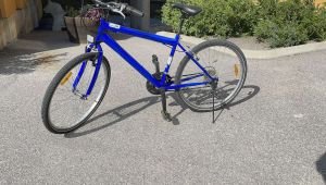 Blå ungdoms cykel 26tum